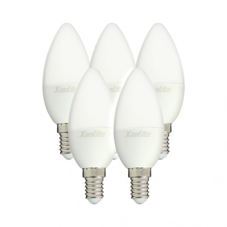 Lot De 10 Ampoules Halogènes E14 42W (équiv. 55W) - Luminizer 3090 Blanc Chaud Dimmable