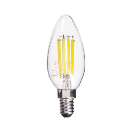 Lot De 10 Ampoules LED E14 Flamme 5W (équivalent 40W) Blanc Chaud - Économiques Et Décoratives