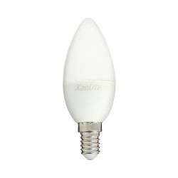 Ampoule Filament LED Flamme Opaque, culot E14, 250 Lumens, conso. 4 W (eq. 25 W), 4000K, Blanc neutre