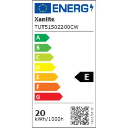 Tube LED T5, 18mm x 1500 mm, T5, conso. 20W éq. 25W, 2300 Lumens Blanc froid, installation avec ballast ferromagnétique