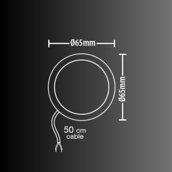 Lot de 10 Ampoules LED R50, culot E14, 6W cons. (40W eq.), lumière blanc chaud