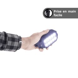 Baladeuse LED Rechargeable USB-C, 5 modes d'éclairage, 500 lumens