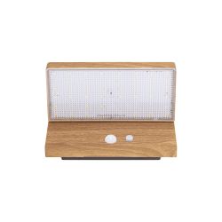 Applique murale Solaire IP44 600 Lumens - Détecteur de mouvements - 3 modes de fonctionnement - Finitions bois