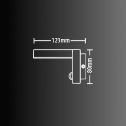 Applique murale Solaire IP44 600 Lumens - Détecteur de mouvements - 3 modes de fonctionnement - Finitions bois