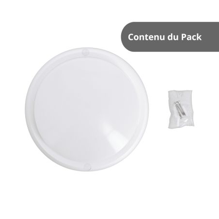 Hublot LED ECO PHOBOS – 22W, Intérieur/extérieur, Blanc, Sans Détecteur, Electra