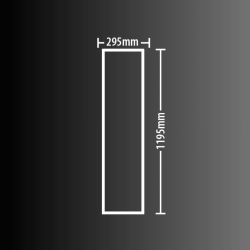 Plafonnier LED rectangulaire - cons. 42W - 3300 lumens - Blanc neutre - Extra plat