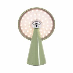 Lampe à poser Clee vert sauge, USB rechargeable, Dimmable, CCT, Autonomie 72h max.
