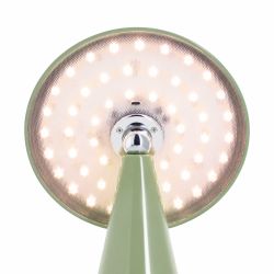 Lampe à poser Clee vert sauge, USB rechargeable, Dimmable, CCT, Autonomie 72h max.