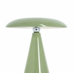 Lampe à poser Clee vert sauge, USB rechargeable, Dimmable, CCT, Autonomie 72h max.