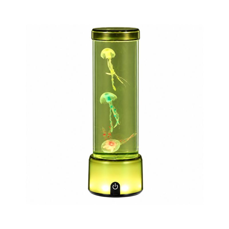 Lampe méduse RVB, base lumineuse, IP20, bouton tactile