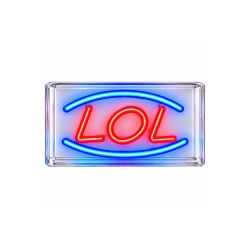 Lampe effet Néon « LOL » LED colorée