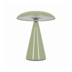 Lampe à poser Clee vert sauge, USB rechargeable, Dimmable, CCT, Autonomie 72h max.